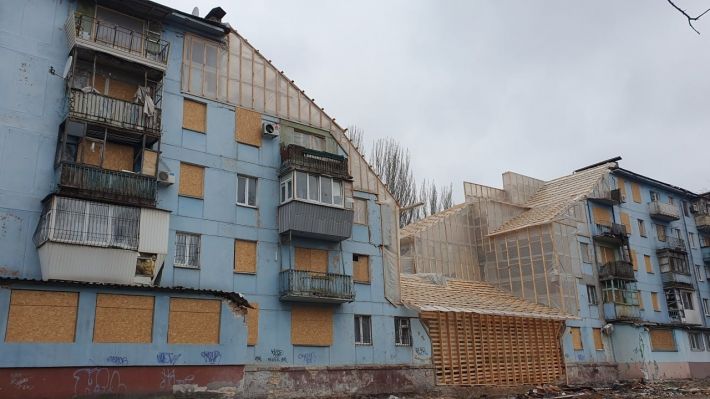 В Запорожье закончили "консервацию" разрушенной многоэтажки