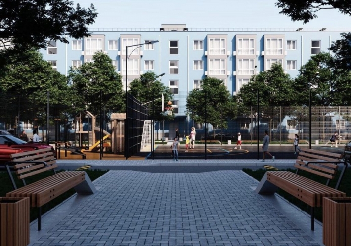 В Запорожье разработали проект современного двора (фото)