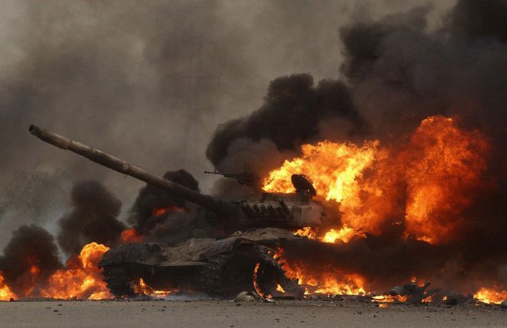Украинские воины уничтожили вражеский танк в Запорожской области (фото)