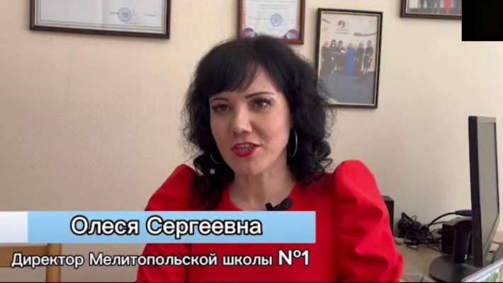 В Мелитополе пропагандистка Е. Балицкого дослужилась до директора школы (видео, фото)