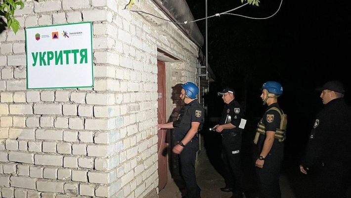 Треть укрытий в Запорожье закрыты, - ГУНП в Запорожской области