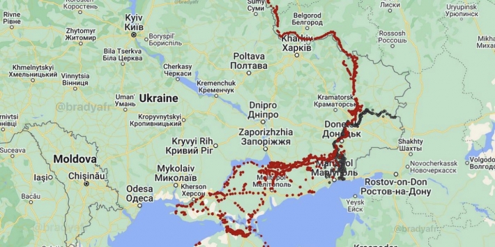 Як виглядають російські укріплення навколо Бердянська (фото)