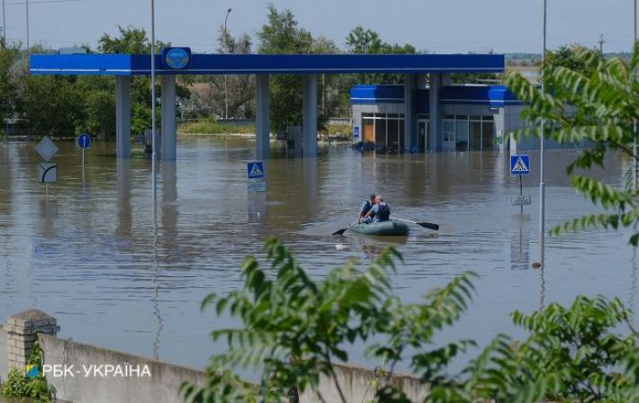 Подрыв Каховской ГЭС. В Херсонской области затопило уже 600 квадратных километров