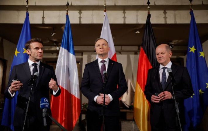Шольц, Макрон та Дуда у Парижі обговорять гарантії безпеки України, - Politico