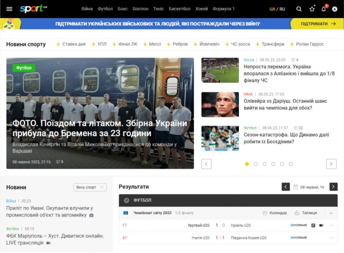 Почему Sport.ua — один из лучших спортивных сайтов Украины: 5 аргументов