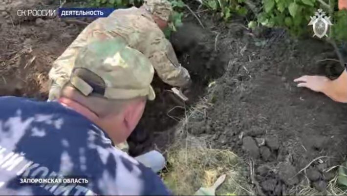 Рашисты в Мелитополе устроили квест по поиску трупов