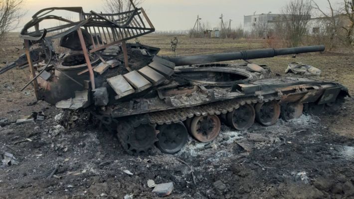 Запорожском направление: «Мангал» превратил танк рашистов в ловушку (фото)