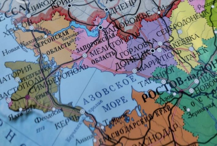 Включая Запорожье: в школах РФ показали "обновленную" карту Запорожской области со столицей в Мелитополе (фото)