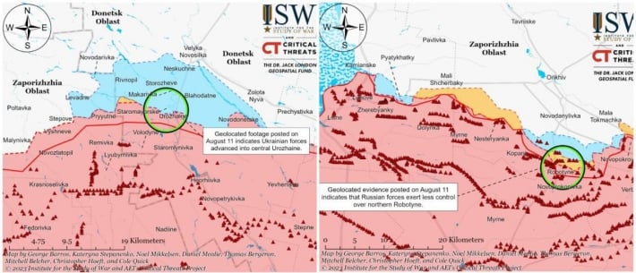 ВСУ достигли тактически значимых успехов на западе Запорожской области, - ISW