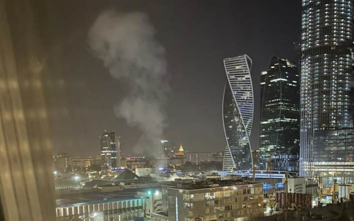 В Москве ночью раздались взрывы (видео)