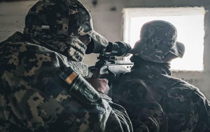 Силы спецопераций показали, как работают снайперы на Донецком направлении