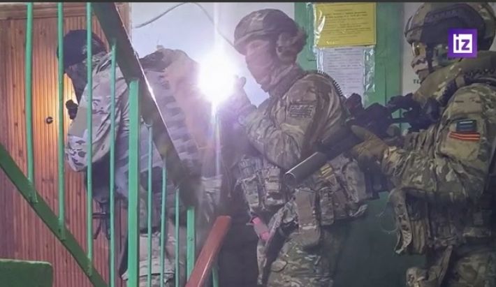 В Мелитополе рашисты отчитались о поимке очередной ДРГ с участием женщины (видео)