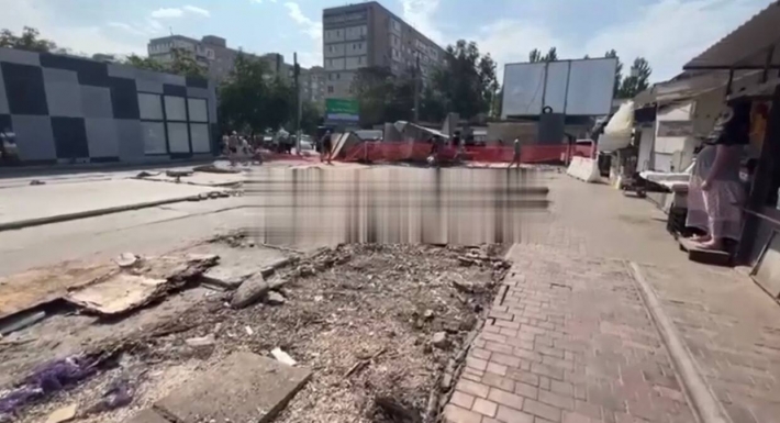 В Мелитополе оккупационная власть ликвидирует рынок в центре города (видео)