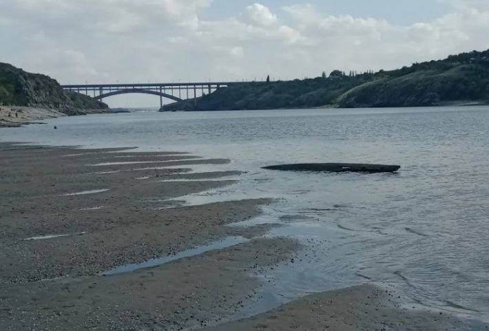 Житель Запорожья нашел возле Хортицы часть 300-летней лодки