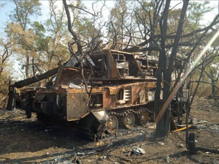 В Запорожской области ВСУ уничтожили российскую самоходную огневую установку