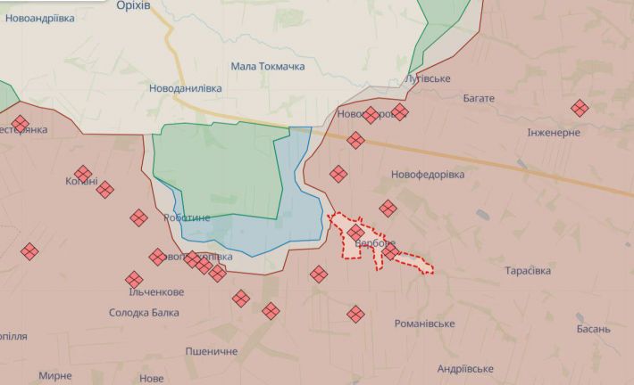 ВСУ прорвали оборону россиян в Вербовом в Запорожской области — Тарнавский