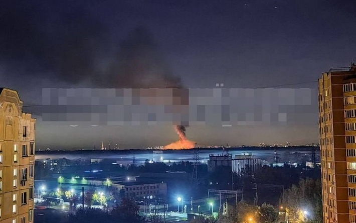 В Московской области масштабный пожар в районе военного аэродрома