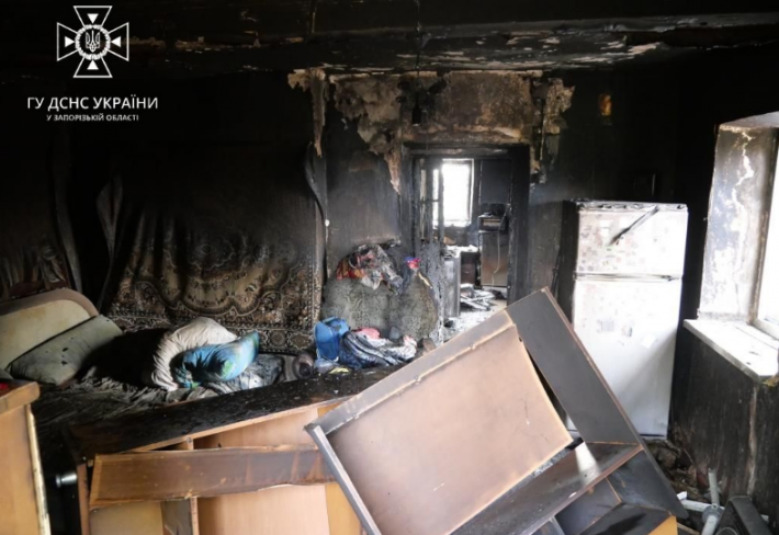 В Запорожском районе пожар унес жизни мамы и дочери (фото)