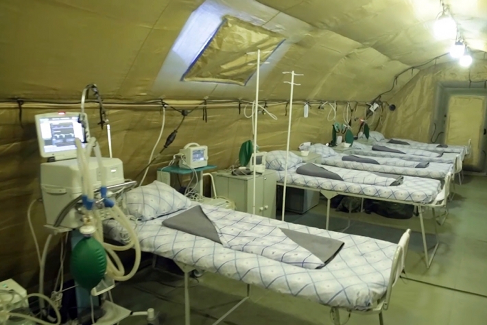 В Запорожской области россиянам не хватает места в госпиталях