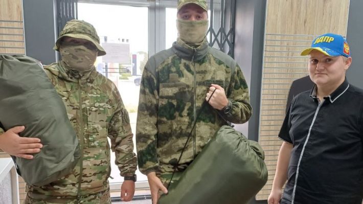 Рашистських вояк у Мелітополі відправили до Жириновського (фото)