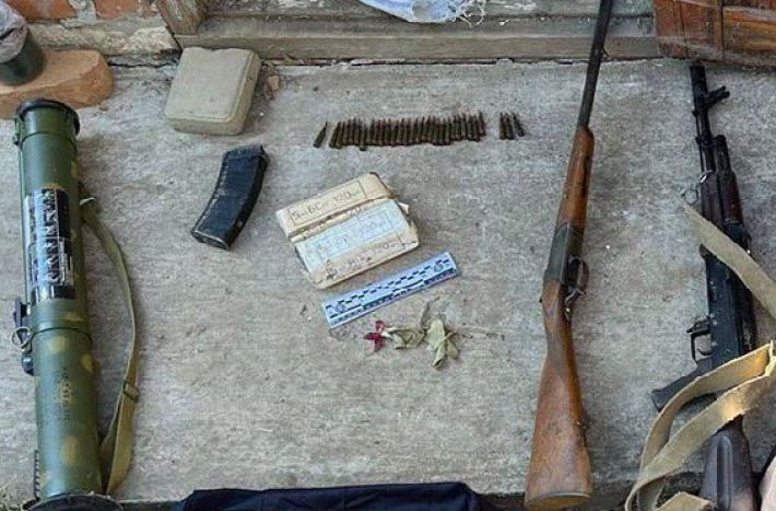 В Мелитополе оккупационная полиция обнаружила гранатометы (фото)