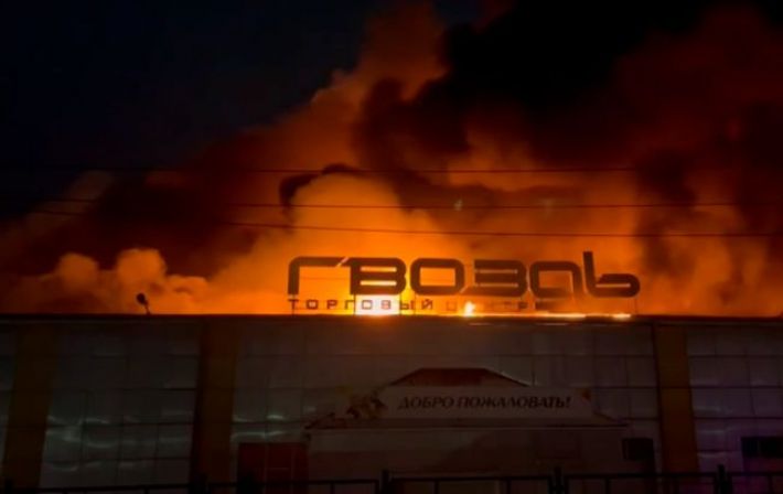В России произошел масштабный пожар в торговом центре