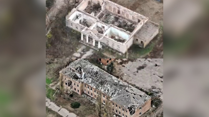 Россияне разрушили исторические здания синагоги и еврейской школы в Запорожской области
