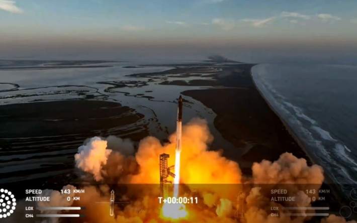 Starship здійснив успішний випробувальний політ – потужне відео