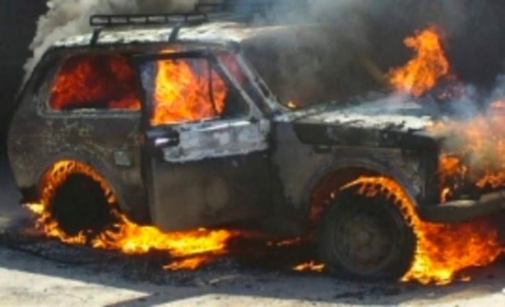 Под Мелитополем партизаны взорвали автомобиль чеченских боевиков