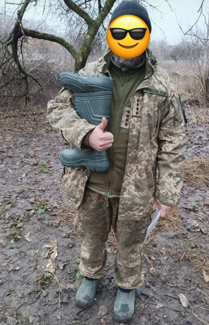 Волонтеры утеплили бойцов Мелитопольского тербата 4
