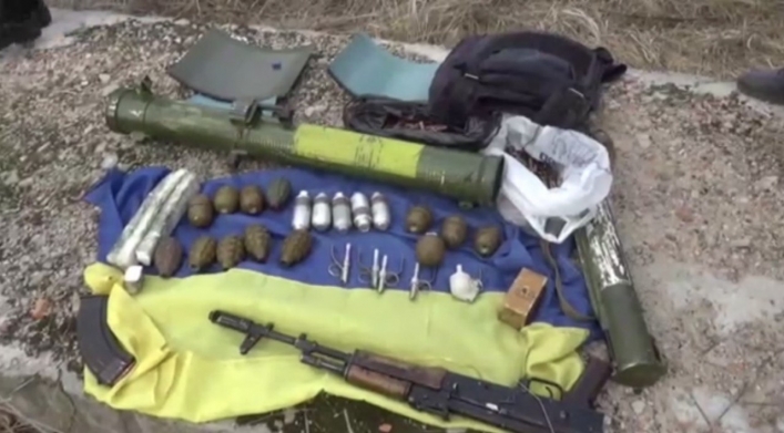 Окупанти знайшли у Мелітополі схрон зброї з розпізнавальним знаком 3