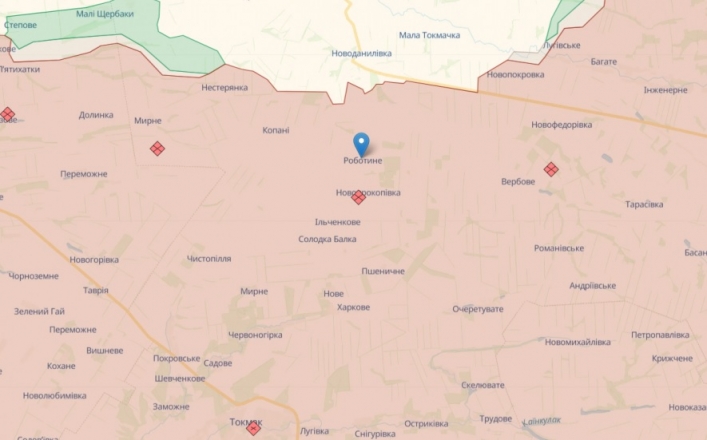 На Запорожском направлении ВСУ немного продвинулись и захватили опорныйпункт: карта. Читайте на UKR.NET