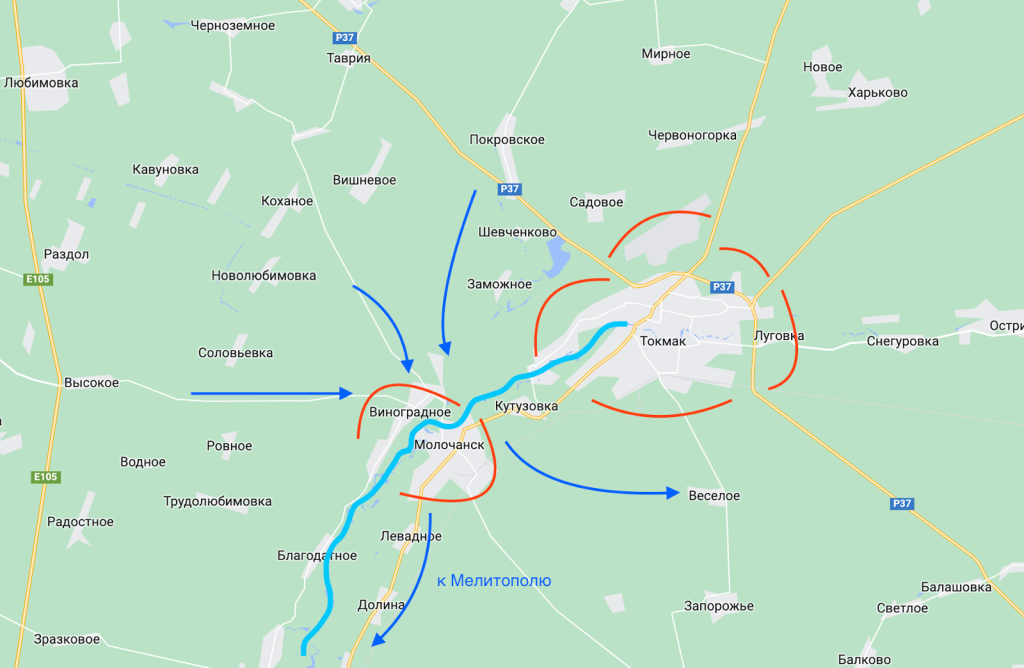 Контрнаступ ЗСУ на Мелітополь: експерт назвав ключові населені пункти для звільнення регіону 5