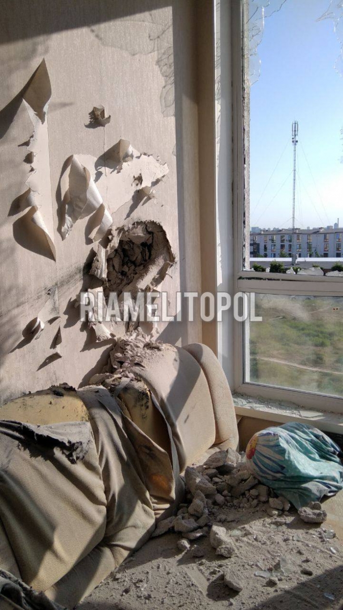 Семья из Мелитополя попала под ракетный обстрел в Киеве  1