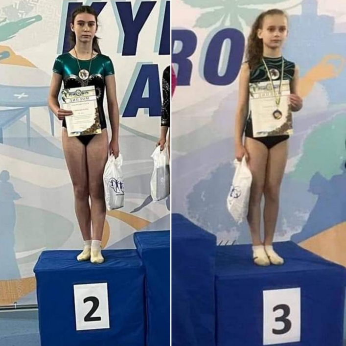 Сестры-гимнастки из Мелитополя стали одними из лучших на всеукраинских соревнованиях