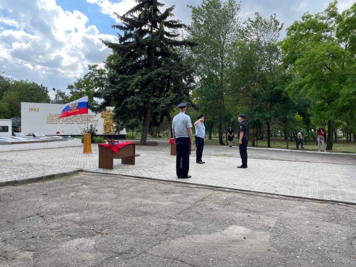 В Мелитопольском районе трусливые полицаи присягнули на верность рф 2