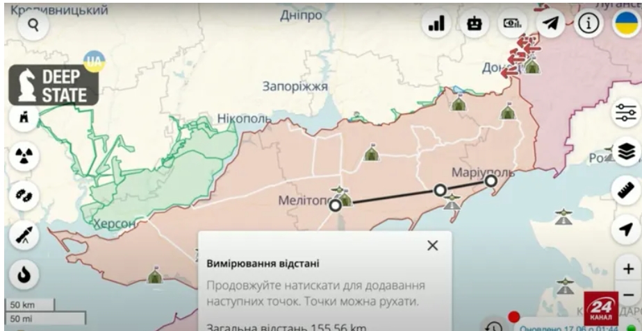 Стратегические резервы россиян расположены в районе Мелитополя, Бердянска и Мариуполя (фото, видео)
