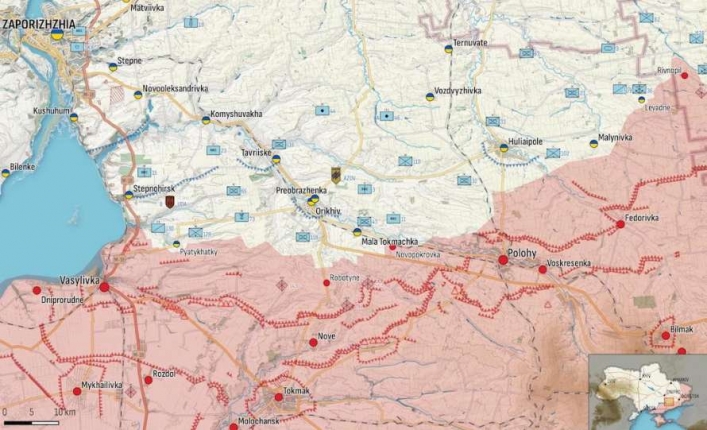 ВСУ наступают в сторону Мелитополя, на Бердянск продвинулись на 1300 м (фото)
