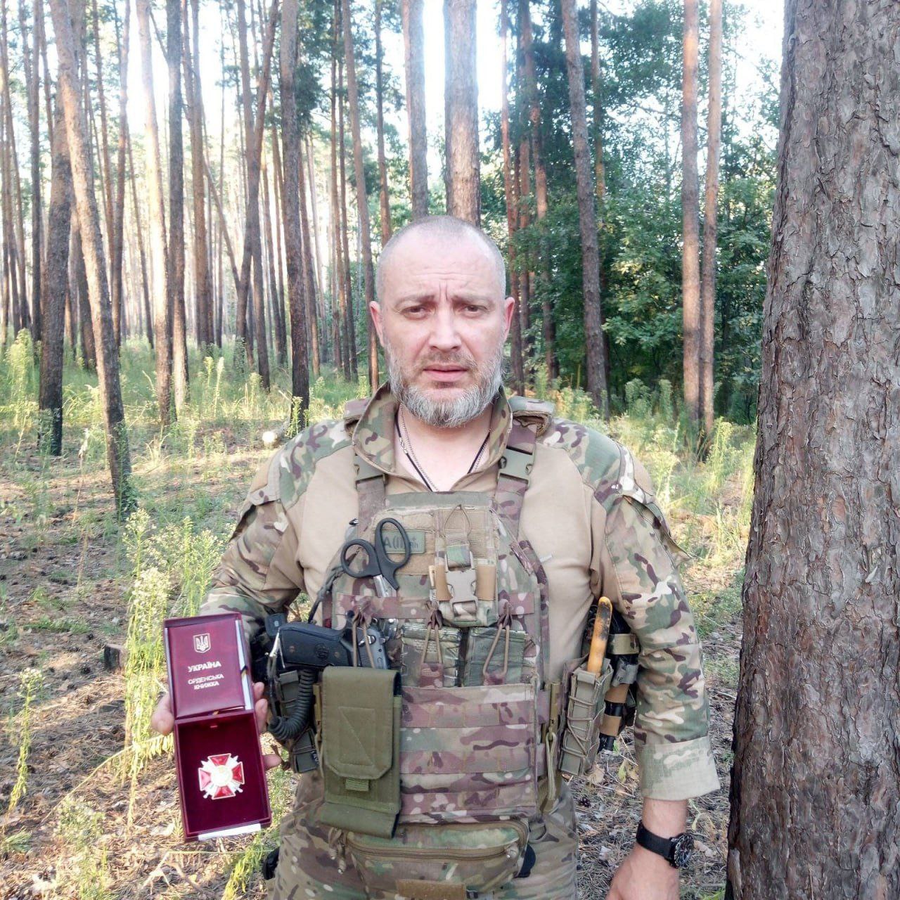Доброволец из Мелитополя удостоен высокой награды 