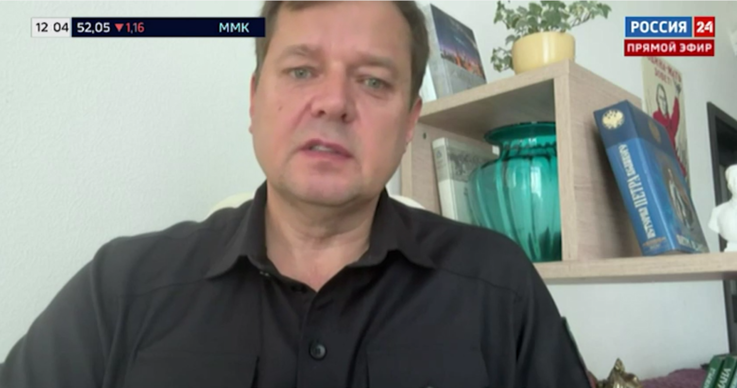 Гауляйтер Балицький в ефірі пропагандистського каналу