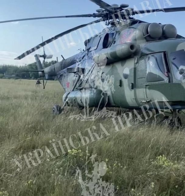 Російський вертоліт Мі-8 сів в Україні, куди його виманила розвідка