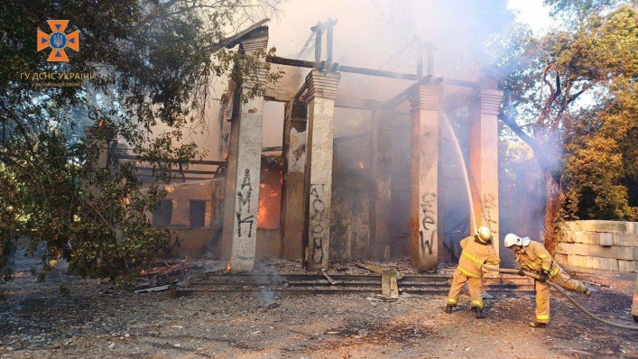 Пожежа була масштабна – вогонь охопив площу у 300 кв.м.