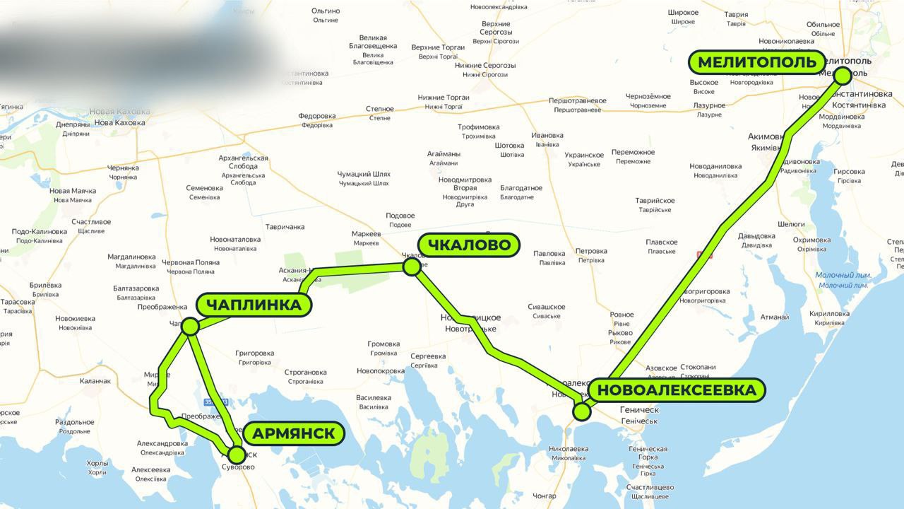 Езжайте в объезд: как водителям добраться из Крыма в Мелитополь 