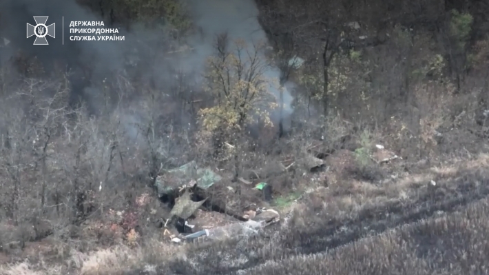 Пограничники показали, как уничтожили вражескую позицию на Запорожском направлении (видео)
