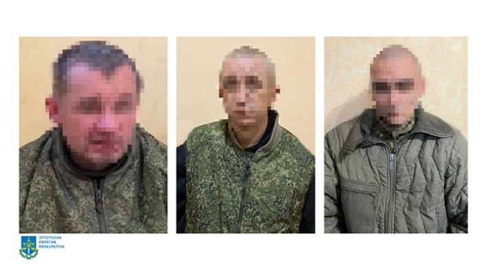 Сообщено о подозрении трем боевикам, взятым в плен украинскими воинами в Запорожской области