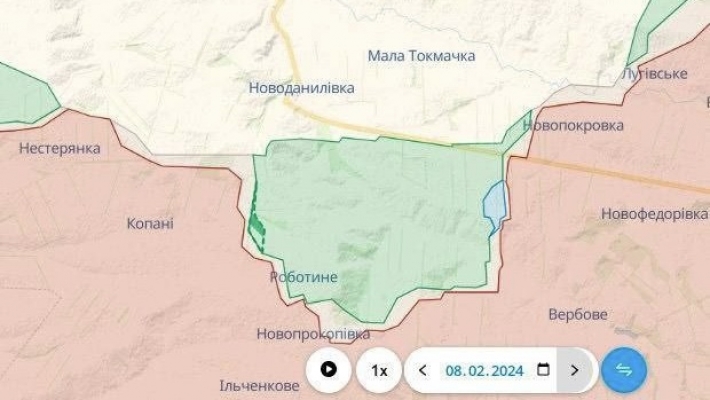 ВСУ освободили новую территорию в районе Работино