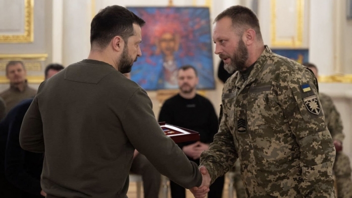 Боєць 128 ОГШБр який брав участь у штурмових діях в Запорізькій області отримав  звання Героя України