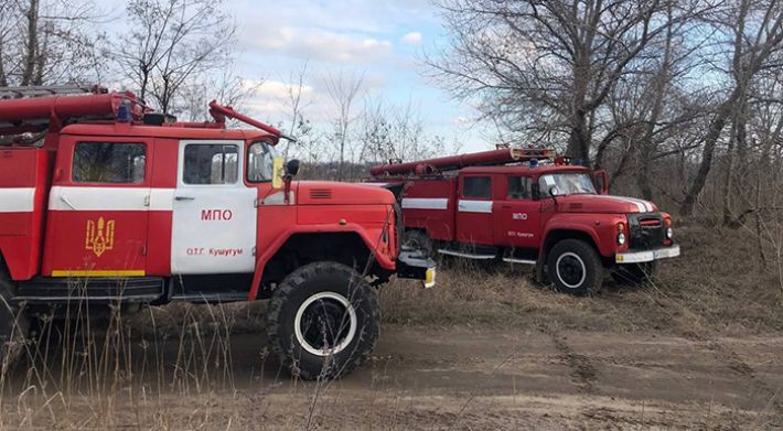 Запорожские спасатели ликвидировали пожар в одном из селений