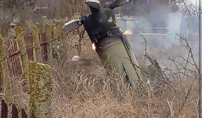 Два года снаряд торчит в огороде - в селе под Мелитополем жалуются на бездействие властей (фото)