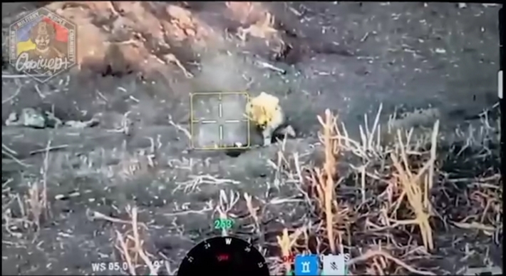 Вчера в окрестностях Работино была уничтожена вражеская БМП-3 (видео)